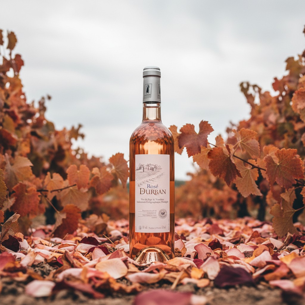 Mise en scène bouteille rosé ambiance 5
